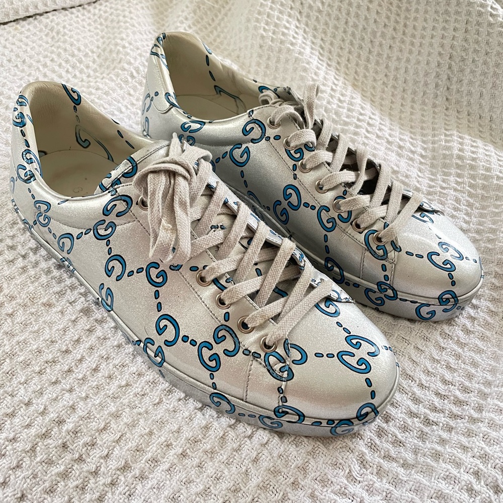 Gucci Shoes Ace Metalic